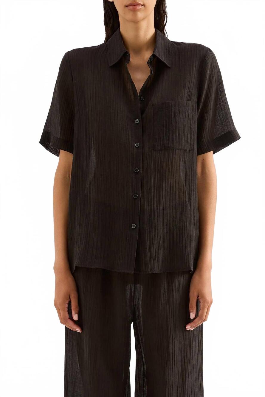 NEW NUDE LUCY montego shirt in black
